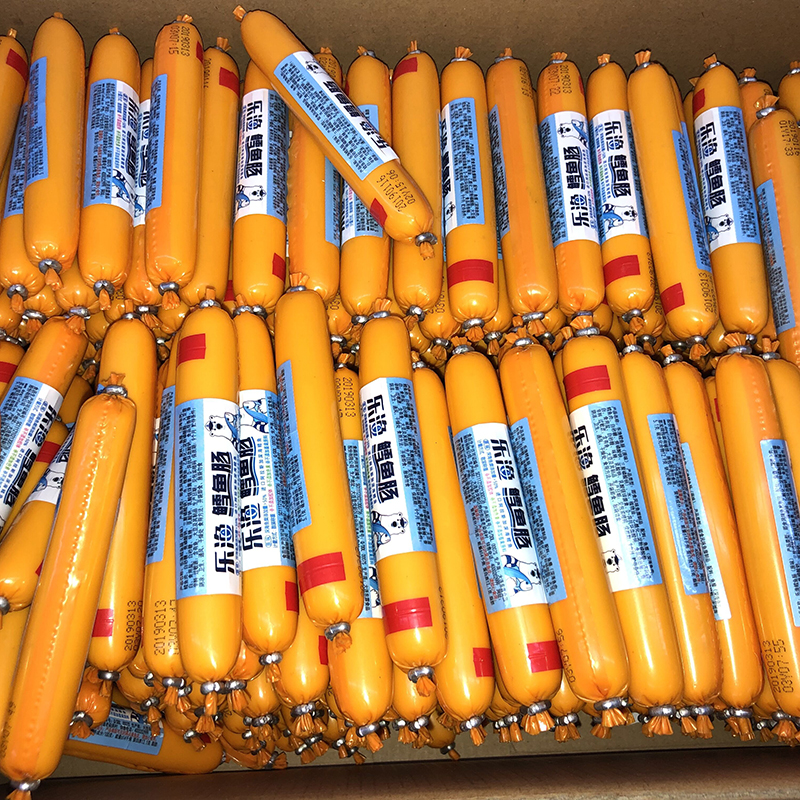 10 cod sausages, shrimp sausages, salmon sausages, baby fish sausages, children's leisure seafood snacks