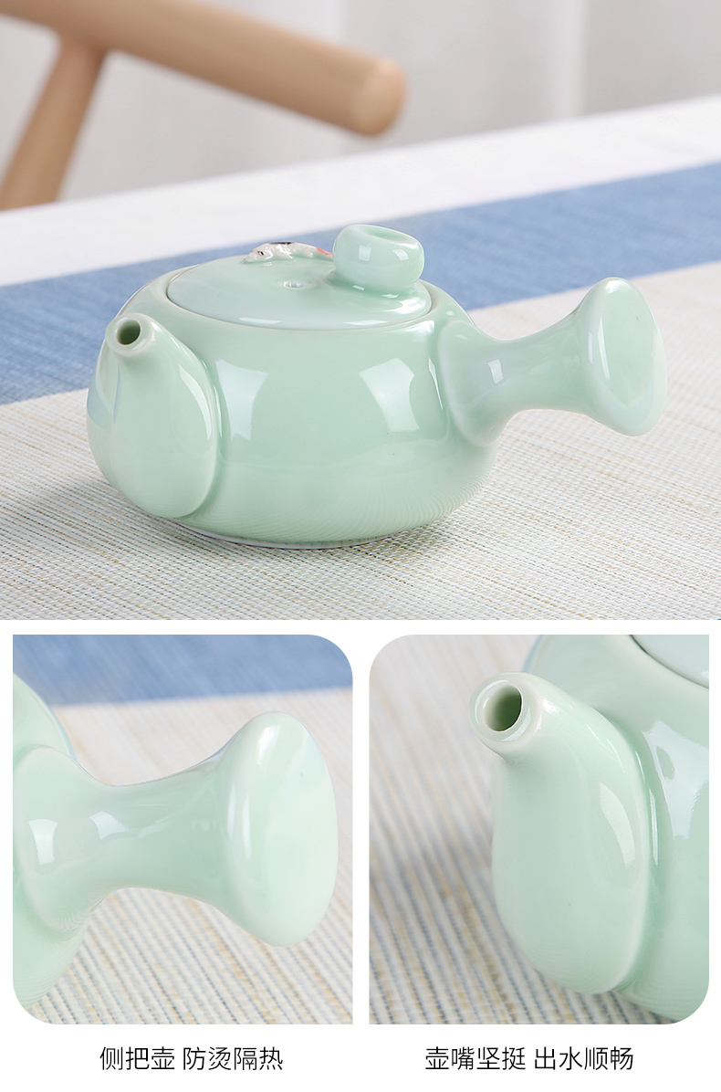 In building travel tea set teapot teacup is suing tour charter to their bamboo household celadon kung fu tea tray