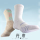 6 paires de chaussettes de basket pratiques en éponge absorbant les chocs, respirantes et absorbant la transpiration