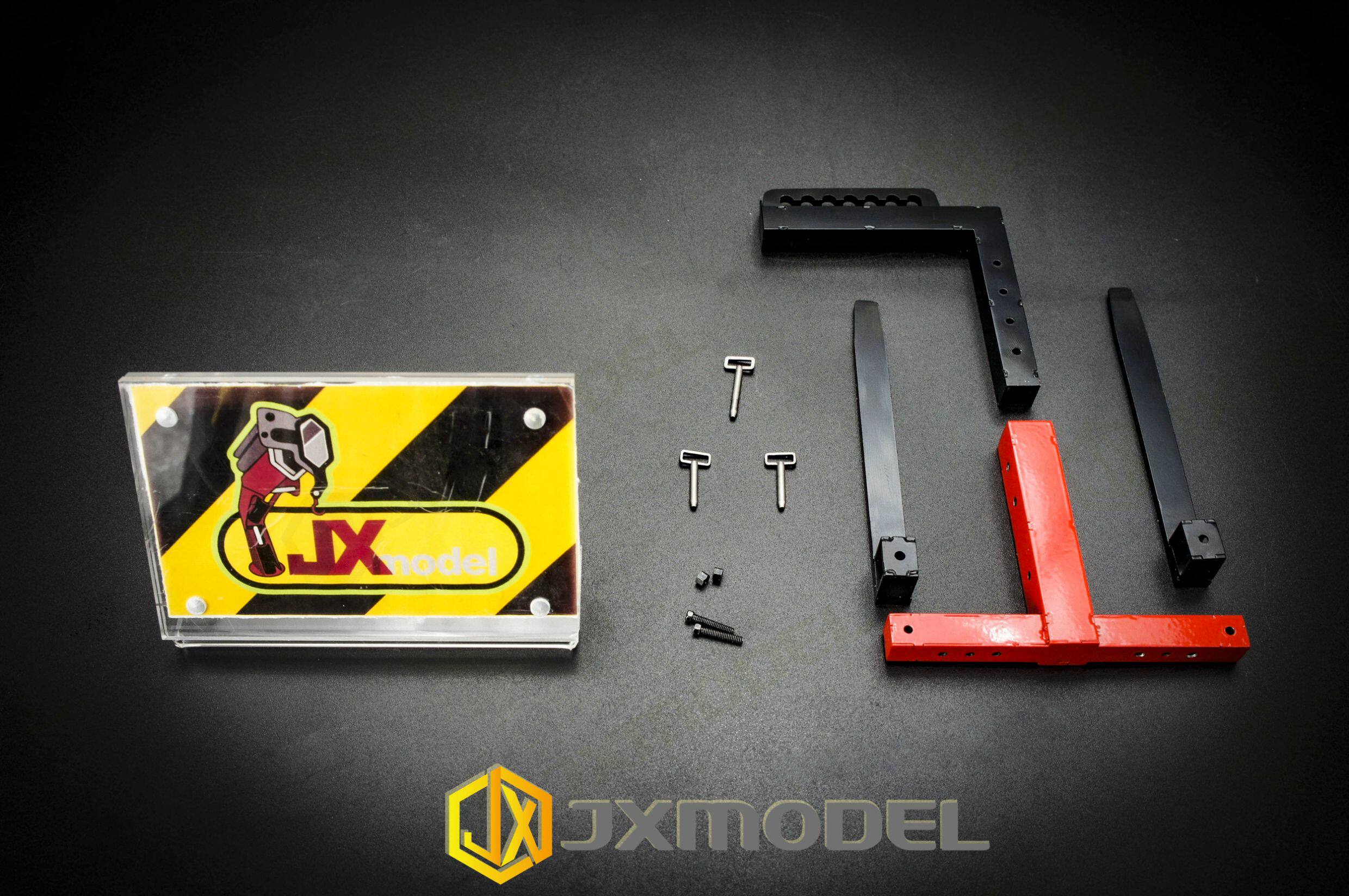 JXModel 1/14 RC Hängende Gabel Hebe Ausrüstung Hebe Gabel Kran Hebezeug Hebe Maschine Für Tamiya 770S FH16 MAN TGX AROCS Teil – Detail 7