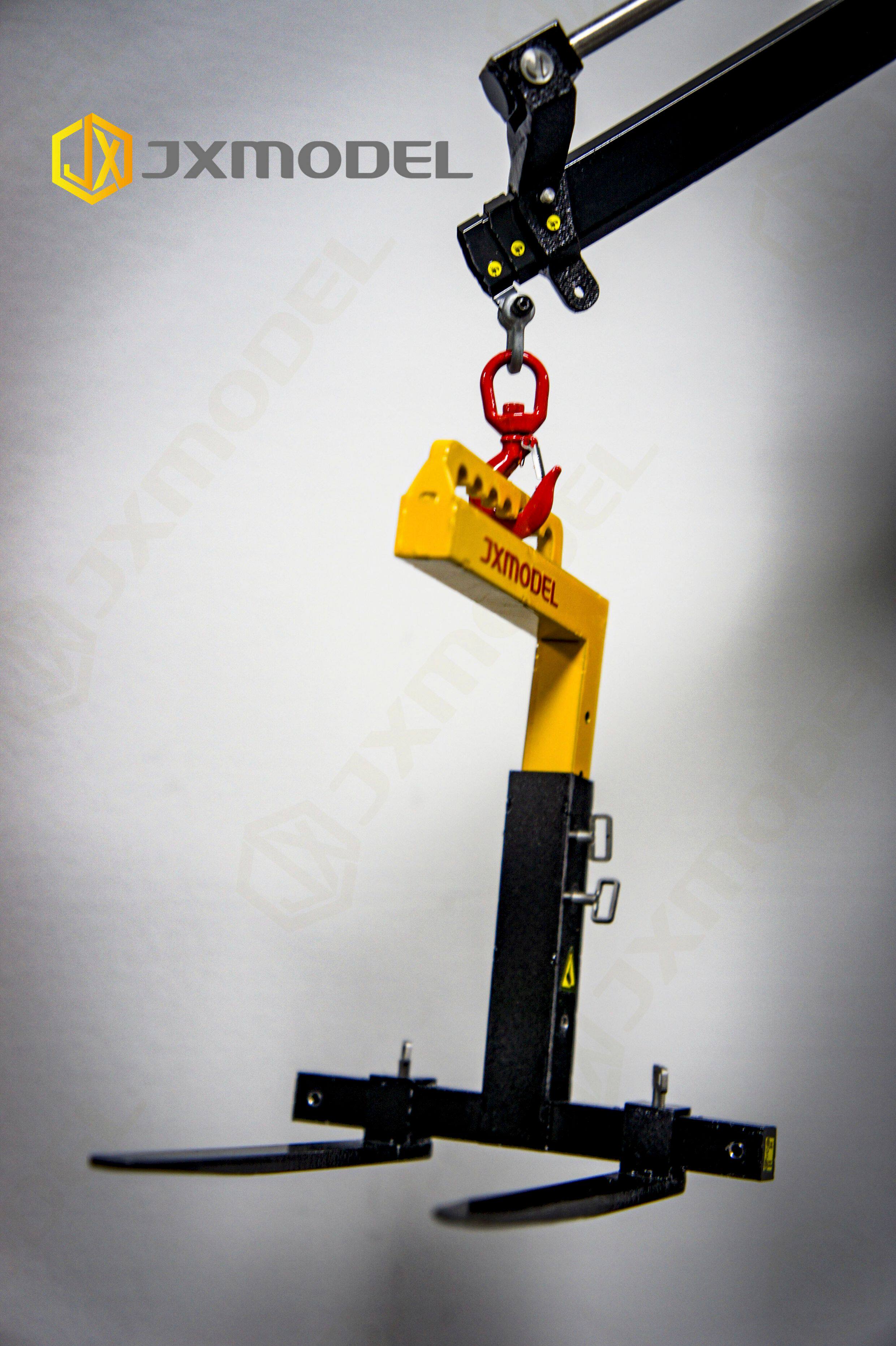 JXModel 1/14 RC Hängende Gabel Hebe Ausrüstung Hebe Gabel Kran Hebezeug Hebe Maschine Für Tamiya 770S FH16 MAN TGX AROCS Teil – Detail 11