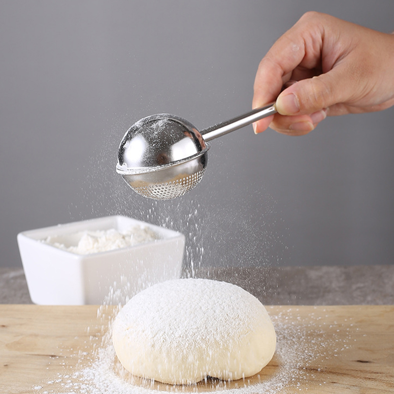 MOLYE Frost Sieve Handheld Mini Sprinkle Baking Can Matchcocoa Coffee Dessert Sieve