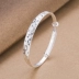 Vòng tay nữ bằng bạc. vòng tay đôi Vòng đeo tay Cuff