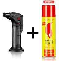 1 черный аэрозольный пистолет+газовый цилиндр 200 мл