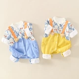 Детский весенний комплект подходит для мужчин и женщин, слинг, демисезонное боди для новорожденных для выхода на улицу