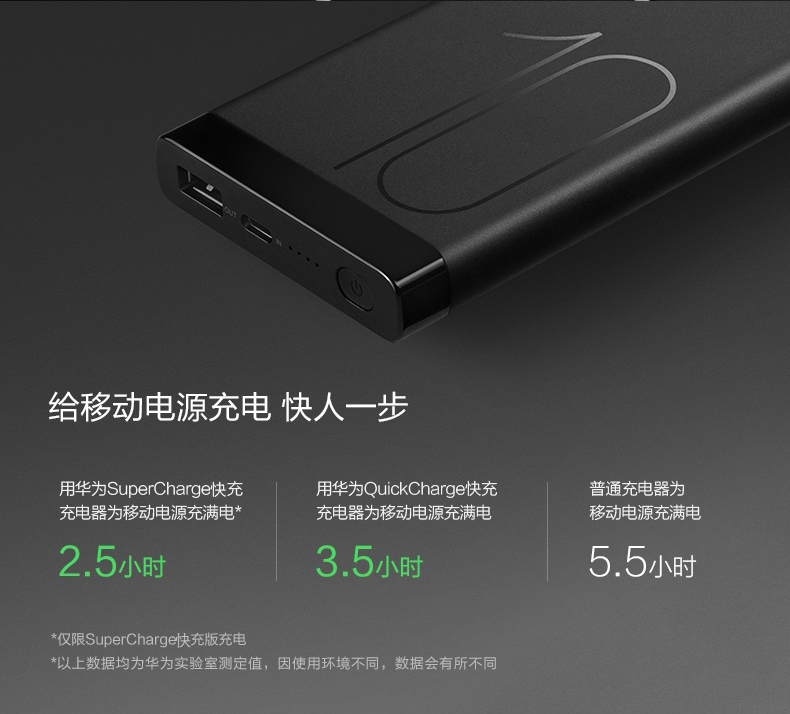 Huawei điện thoại di động sạc Po 10000 mA hai chiều nhanh phí EDITION p20mate10 vinh quang v10mate9 P10 điện thoại di động chính hãng gốc 5A Super Slim phí đèn flash phổ AP09S - Ngân hàng điện thoại di động sạc dự phòng ava 10000