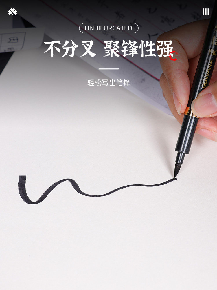 Beautiful Pen for Calligraphy, Special Soft-Tipped Pen for Calligraphy, Beautiful Pen for Art Students, Special Pen with Its Own Nib, Beautiful Pen with Soft Tip, Signature Pen, Scripture Copying Pen, Art Large, Medium, Small Regular Script Pen, Calligraphy Pen, Practice Pen