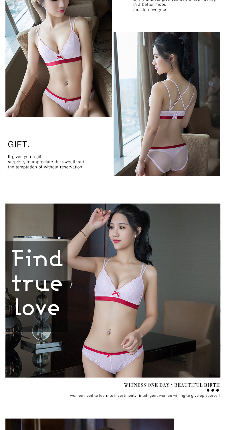 Bộ đồ lót nữ mỏng phần gợi cảm làm đẹp lưng áo ngực cô gái tụ tập không có vòng thép để nhận sữa ngăn ngừa rủ xuống áo ngực bikini đi biển đẹp 2021