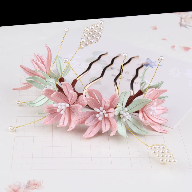 Китайская заколка, набор материалов handmade, сумочка, ханфу, аксессуар для волос, зажим для волос, шелковые нити, провод, DIY, без подрезания