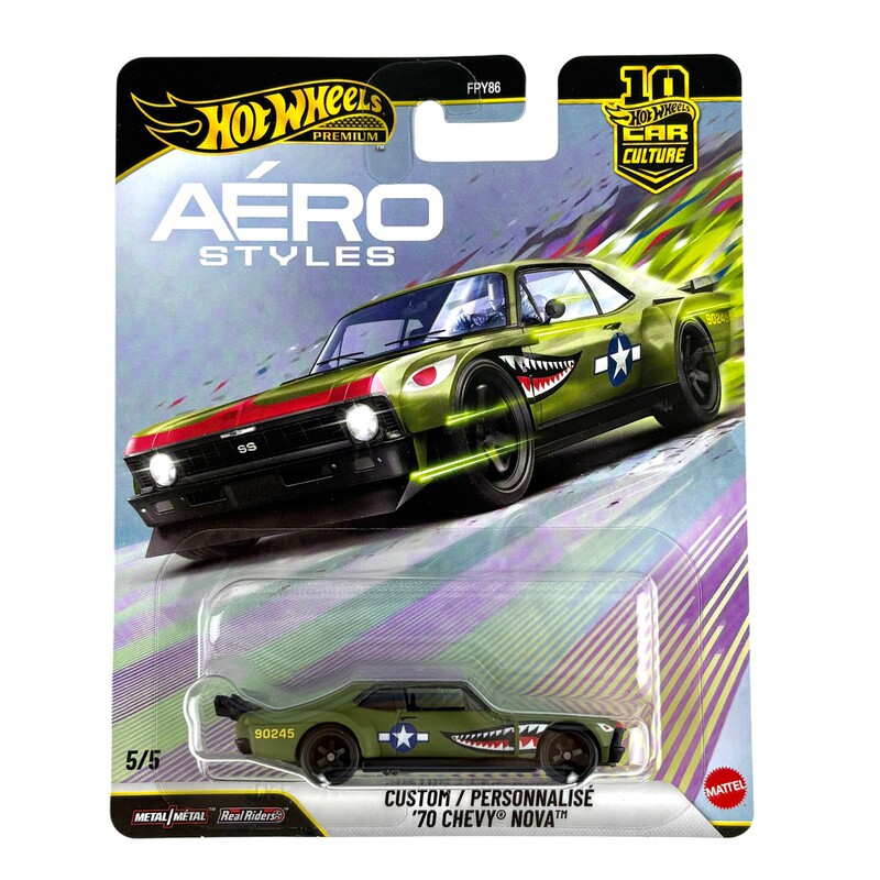 Hot Wheels Fpy86 Gold Label Cultural Car Chevrolet Custom/Personnalise 70 Chevy Nova Hot Wheels Fpy86 Gold Label Cultural Car Chevrolet Custom/Personnalise 70 Chevy Nova