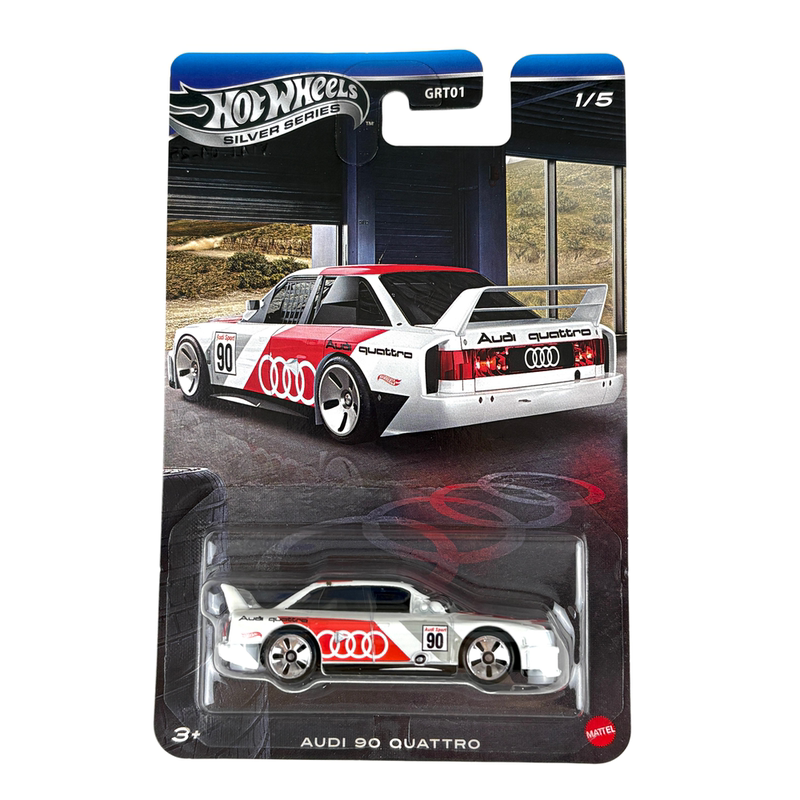 Hot Wheels Grt01 Hot Little Sports Car Alloy Car Silver Label High-Power - Audi Set Audi 90 Quattro