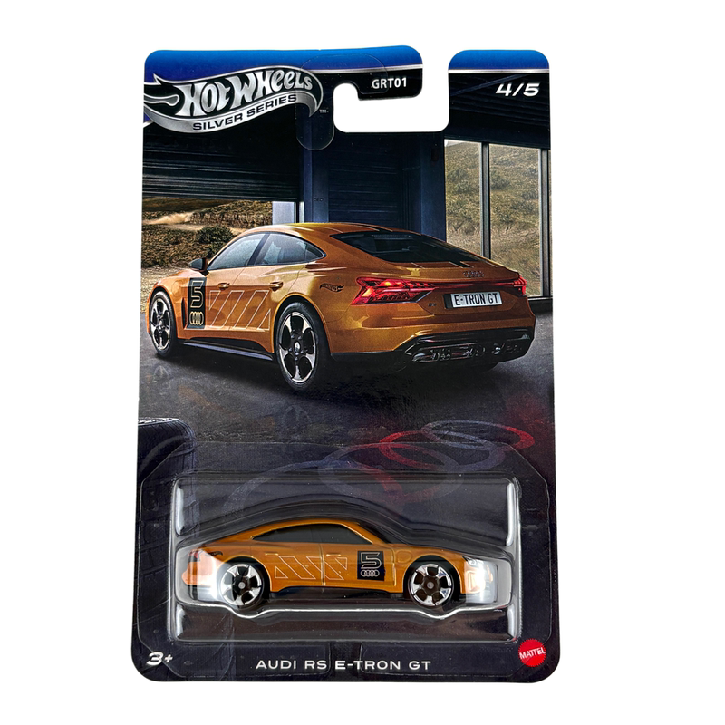 Hot Wheels Grt01 Hot Little Sports Car Alloy Car Silver Label High-Power Audi Set Audi Rs E-Tron Gt