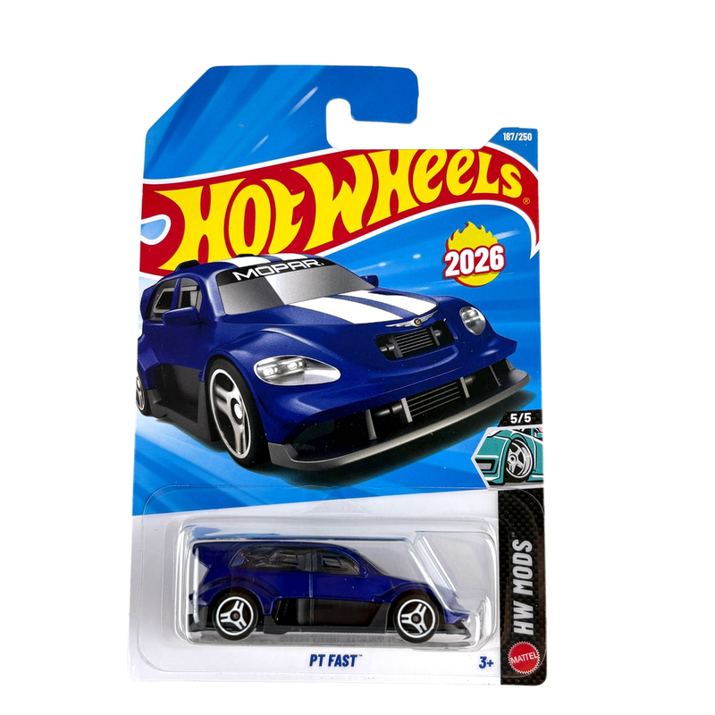 Hot Wheels C4982 Hot Little Sports Car Alloy Car Children's Toy Car Model-Pt Fast*Pt Fast