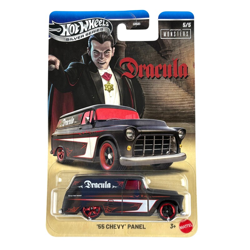 Hot Wheels Gdg83 Entertainment Theme Series Alloy Car Children's Toy Frankenstein-55 Chevy Panel Hot Wheels Gdg83 Entertainment Theme Series Alloy Car Children's Toy Frankenstein-55 Chevy Panel