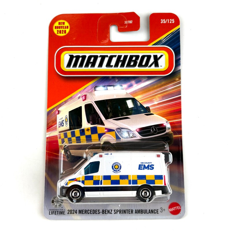 Matchbox 30782 City Heroes Mercedes-Benz 2024 Mercedes-Benz Sprinter Ambulance
