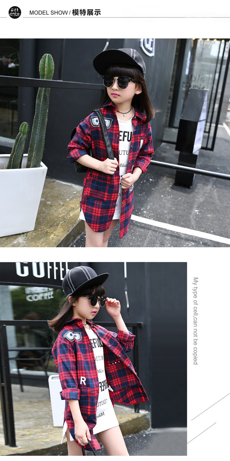 Chemise fille à manche longue - Ref 2085459 Image 15