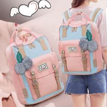 Korean campus Girls Primary School students 3 4 6 5 5 6 4 grade shoulder schoolbag large capacity Light and cute simple