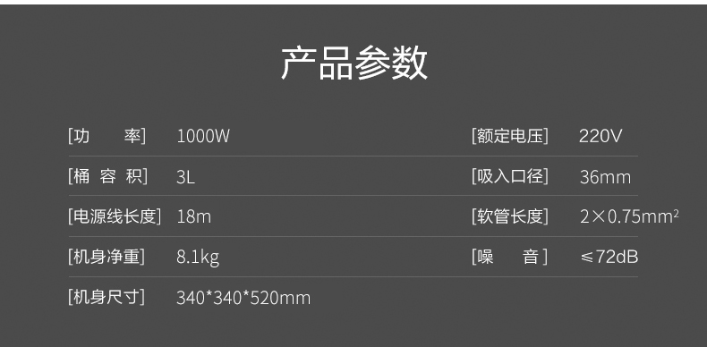 Máy hút bụi lưng Chaobao BXC2A 1000W đeo vai cõng trên cao cầu thang máy khoan cầm tay 3L - Máy hút bụi robot hút bụi frico