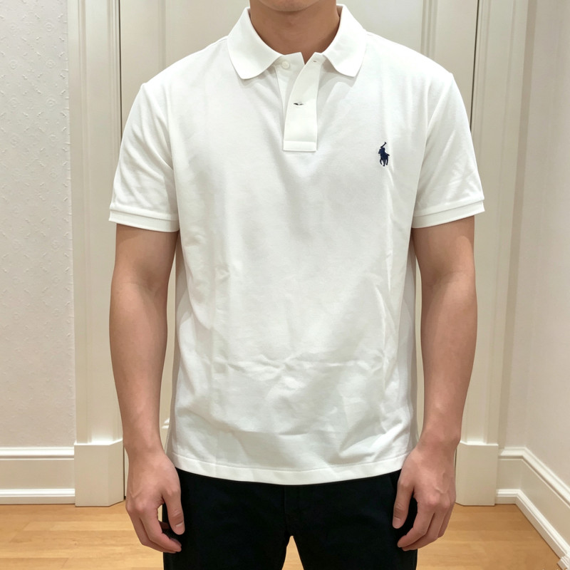 Ralph Lauren Men's Polo Shirt Summer Classic Pony Logo Business Casual Pure Cotton Short-Sleeved Ralph Lauren Men's Polo Shirt Summer Classic Pony Logo Business Casual Pure Cotton Short-Sleeved