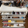 Greener Storage Cart Art Supplies Tool Storage Cabinet Drawer-Type Multi-Layer Mobile Trolley Storage Cabinet Storage Rack