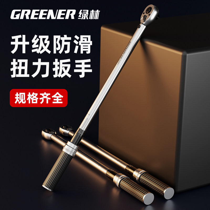 Green Forest Torque Wrench High Precision Torque Moment Kg Plate Set Twist Presets Adjustable Spark Plug Steam wrench-Taobao