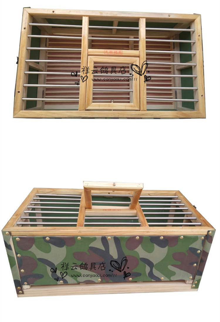 Cung cấp chim bồ câu, gỗ rắn, lồng chim bồ câu gấp, huấn luyện chim bồ câu, lồng, lồng bay, lồng chim bồ câu, lồng vải bằng thép không gỉ - Chim & Chăm sóc chim Supplies thức ăn cho chim