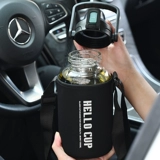 Стеклянный чайник, вместительная и большая стеклянная летняя чайная чашка, объем 2000, 2000 мл, защита при падении