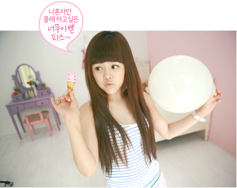 Perruque Long cheveux raides - Ref 2608219 Image 6