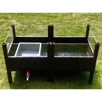 From Jianjia Turtle Box Breeding Box Anyuan Yellow Edge Closed Shell Semi-aquatic Turtle Special Breeding Box Thickening and Heightening Planting Box