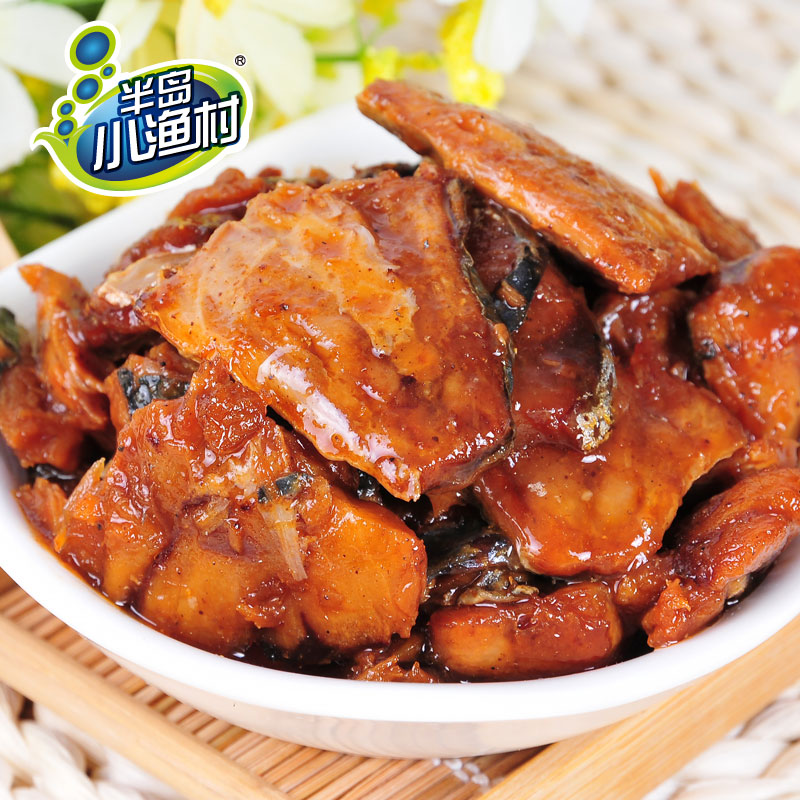 Dalian special-production ready-to-eat seafood 500 gr peninsula small fishing village fragrant crisp yellow flower fish open bag ready-to-eat