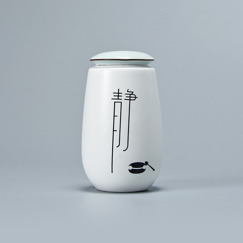 Jun ware fine fat white tea pot ceramic seal high pot cover up with celadon inferior smooth porcelain zen bodhi as cans