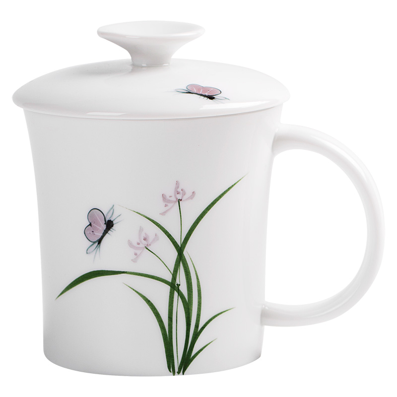 Jun ware hand - made ceramic cup with cover with cups of tea every creative mark cup free individual cup office cup cup