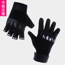 Security training non-slip half-finger all-finger gloves Mountaineering Sports riding outdoor spring and summer breathable cut-proof gloves men