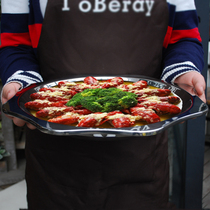 Crayfish special basin crayfish for lobster Lobster Disc Stainless Steel Lobster Pot lobster Grand curry tray