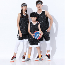Camouflage basketball suit suit men and childrens Jersey training vest printing student sports competition team uniform customization