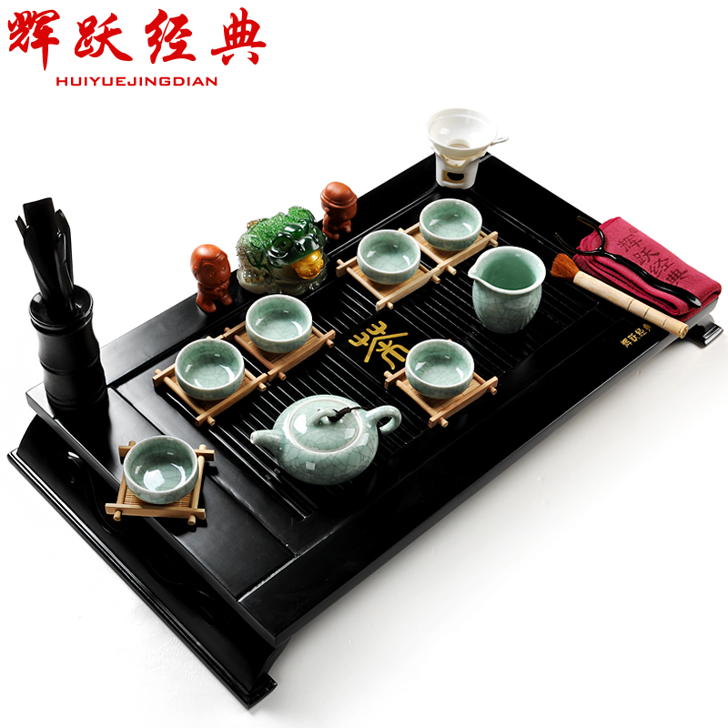 Hui, make tea tray was solid wood tea tray sets tea sets ceramic up solid wood tea tray tray