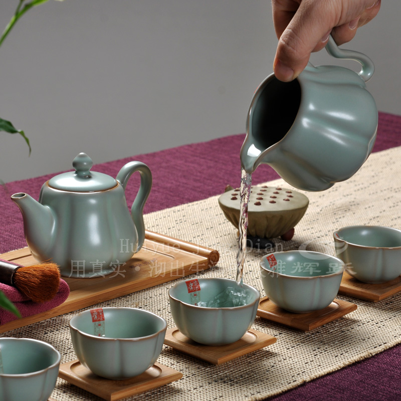 Hui make ceramics kung fu tea sets your up tea set on your porcelain gourd