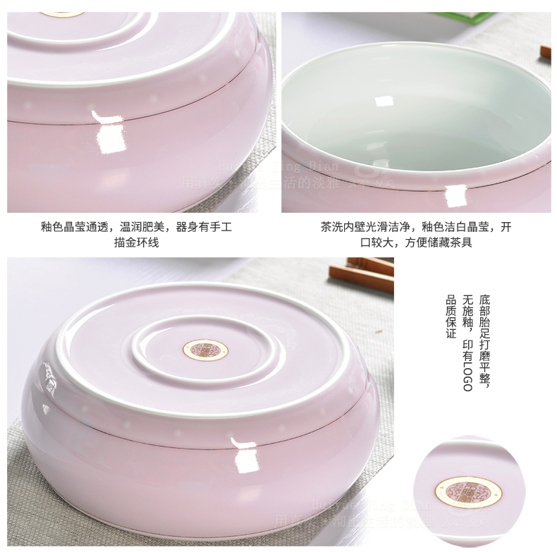 Fai jump a rainbow of contracted ceramic checking ceramic tea wash to big yards tea accessories