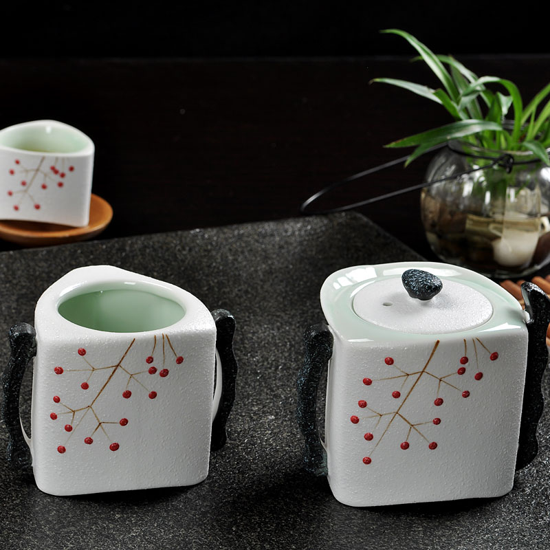 Hui, make snow glaze hand - made ceramic kung fu tea set tea sets ceramic tea set