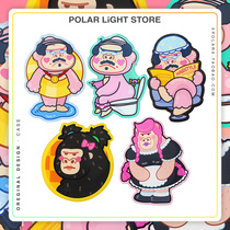 Auroras Multigiant Scarlet Series Cute Rubber Drip Air Bag Holder phone shell Applicable to Apple 12 Android