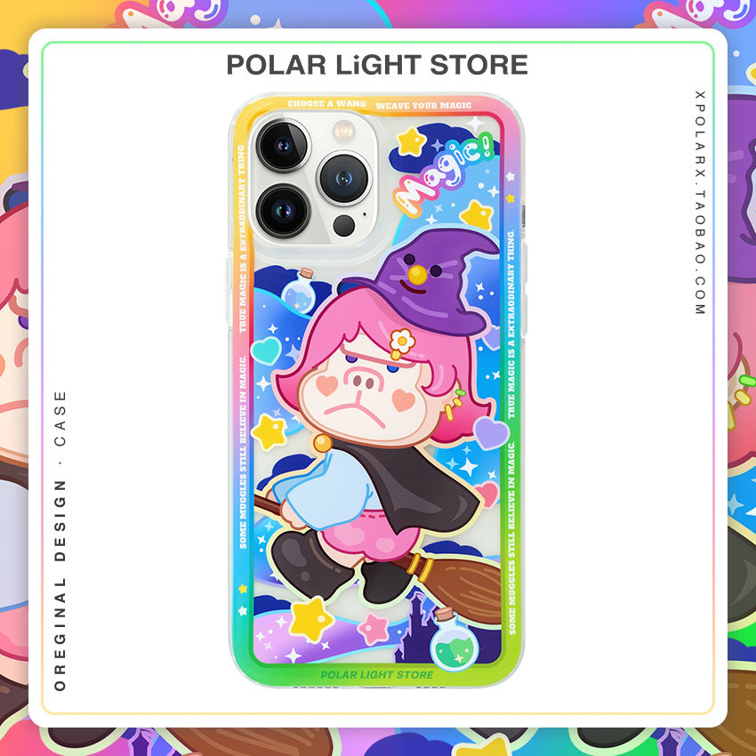 Aurora's multi-magic giant scarlet applies to Apple 13Promax original iPhone12 mobile phone protective sheath 11s