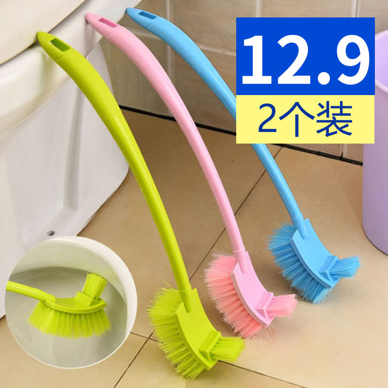 Long Handle Toilet Brush Die Angle Dressing Room Toilet Brush Creative Cleaning Brush Son Home Hanging Wall Style Soft Plush Toilet Brush