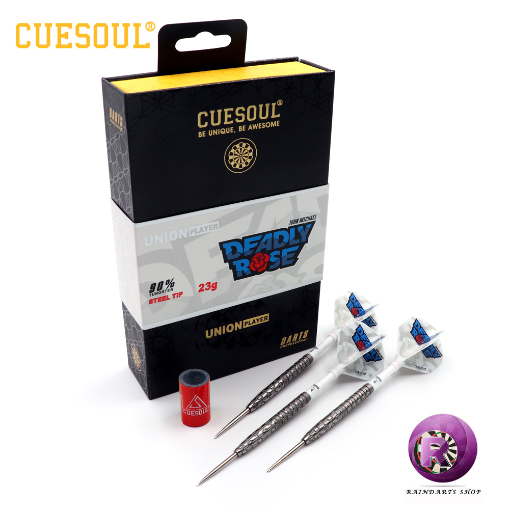 CUESOUL) Q beast DEADLY ROSE custom-made soft-style professional stage tungsten steel dart suit