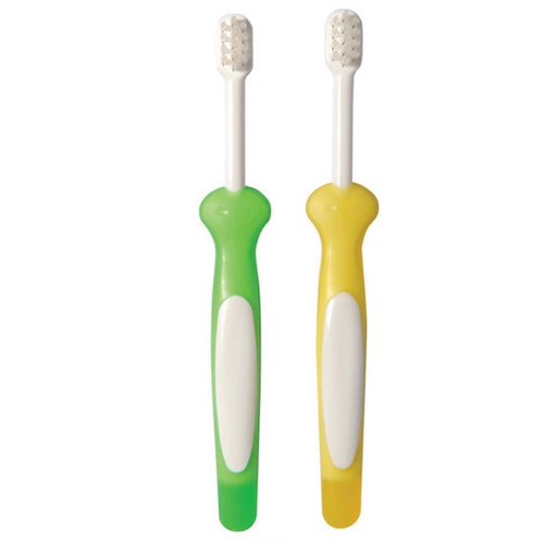 Pigeon, детская зубная щетка для тренировок для раннего возраста, 2 шт, 1-3 лет