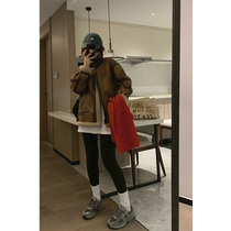 Lamb coat women plus velvet thickened 2021 Winter new small fragrant wind lamb velvet small man autumn and winter Joker