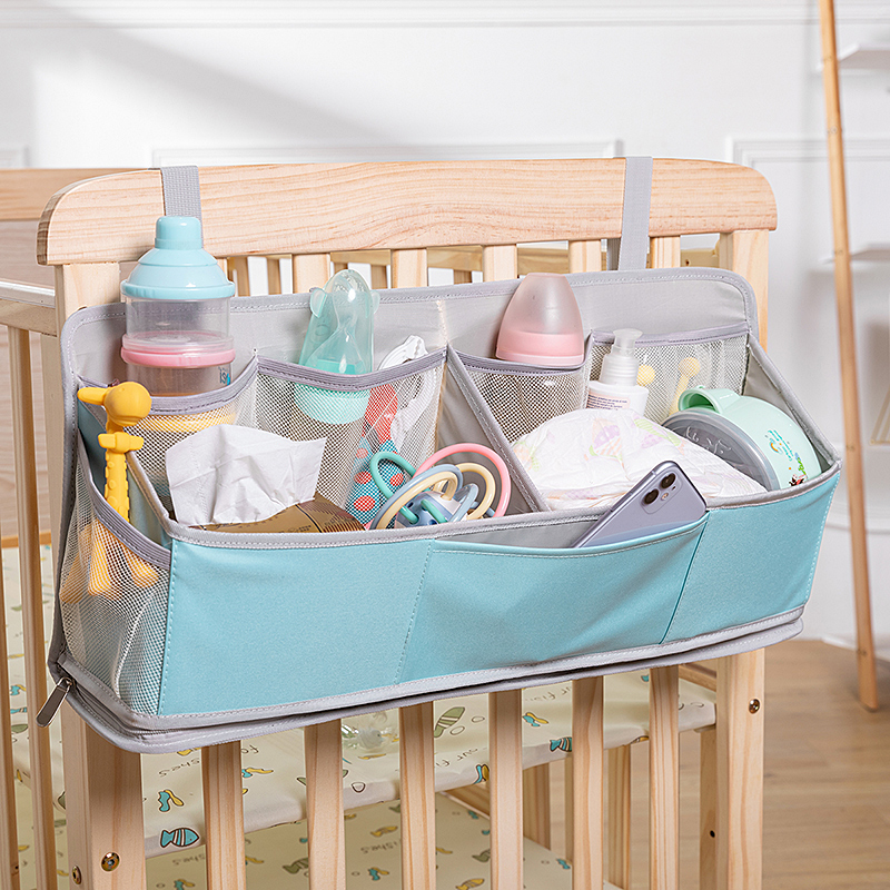 Baby bed hanging storage bed bag Hanging bag Bed diaper bed side storage bag Diaper bag Multi-function storage shelf