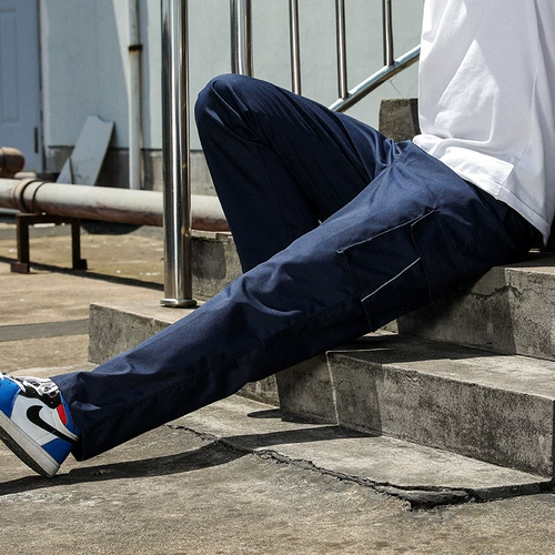 Мужские износостойкие хлопковые камуфляжные рабочие штаны для работы