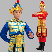 Qin Dynasty soldier armor Ancient Three Kingdoms armor performance costume ancient armor costume men and women Drama Drama armor