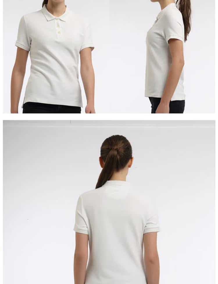 Áo sơ mi nữ mùa hè Lapel Slim Polo Áo thể thao giản dị Cổ điển màu ngắn tay áo ngắn - Áo polo thể thao áo polo nam trang