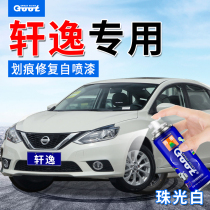 Nissan Classic 14-generation New Sylphy paint pen pearlescent Pearl tungsten steel ash special car paint repair self-spray paint